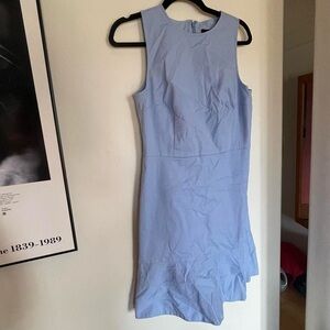 J Crew 365 blue sleeveless shift dress